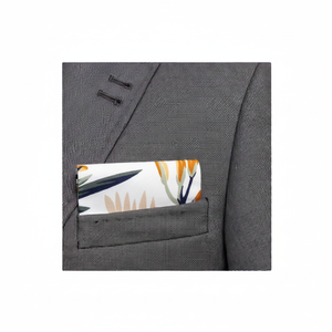   Pañuelo de bolsillo para blazer, impreso, pre-doblado, listo para usar, para hombre, tejido, talla única - Product Image 2