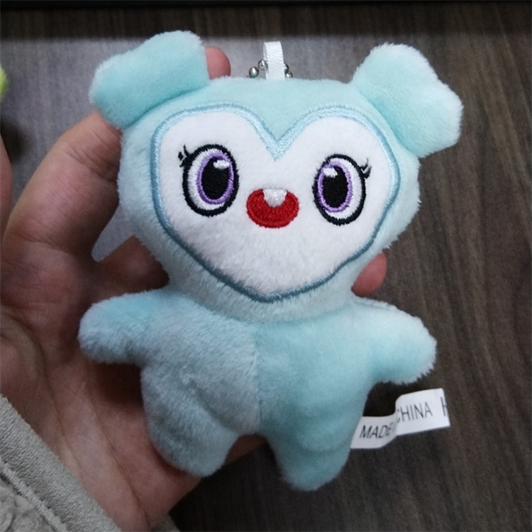 Korean Kawaii Cartoon K-pop Plush Keychain Doll & Oem Available