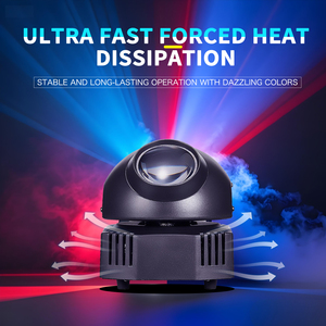 Faro mobile a LED Beetle Mini da 36W, IP33, RGB, controllo DMX512, telecomando, 4100K, dimmerabile, per illuminazione scenica e attrezzatura DJ - Product Image 5