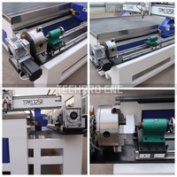 Máquina de Fresado CNC TechPro con Gran Descuento, Mesa Giratoria de 4 Ejes, Máquina CNC para Patas de Mesa, Barandillas de Escaleras, Columnas Romanas