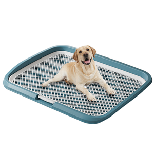 Caja de Arena <span class=keywords><strong>para</strong></span> Mascotas de PP Amarillo con Rejilla de Hierro, Duradera, <span class=keywords><strong>para</strong></span> Perros Pequeños/Medianos/Grandes y Gatos, Fácil de Limpiar, Control de Olores, Ecológica, Gran Capacidad - Product Image 4
