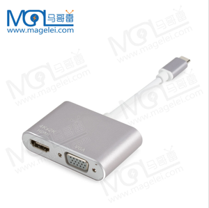 <span class=keywords><strong>Adaptateur</strong></span> USB Type C à <span class=keywords><strong>HDMI</strong></span> 4K, <span class=keywords><strong>2</strong></span> en 1, prend en charge 4K, 1 pièce, prix d'usine, haute vitesse - Product Image 6