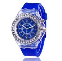 Montre Lumineuse, Tendance Mode Personnalisée, Montre LED Fluorescente pour Couples, Étudiants du Primaire et du Secondaire (Garçons et Filles)