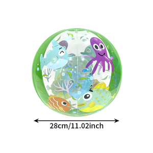 Mercancía de Activación de Marca, Pelota de Playa Inflable de PVC con Impresión Personalizada, Juguete para Piscina con Diseño de Logotipo, Producto para Regalo en Eventos - Product Image 3