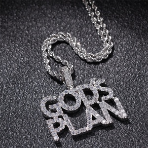 Bijoux personnalisés de mode Hip Hop, collier avec pendentif en plaqué argent et diamant glacé, PLAN de animaux, nouvelle collection - Product Image 4