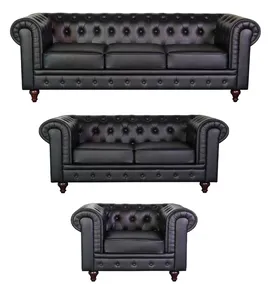 Ensemble de canapé Chesterfield pour salon, tissu rembourré dernier cri, 1 + 2 + 3 KD, personnalisé, meubles modernes, vente en gros