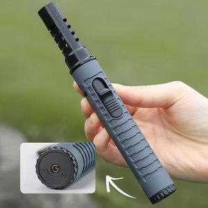 Venta al por mayor barato a prueba de viento Jet llama recargable butano Camping antorcha encendedor azul fuego barbacoa cigarro fumar encendedor - Product Image 4