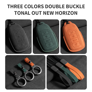 Porte-clés de voiture pliable en cuir universel YFL <span class=keywords><strong>CK</strong></span>-91805 Chery Automobiles Starway TX Ruigou 7 Chongfeng Lingyun Lanyue LX 3X/5X - Product Image 2
