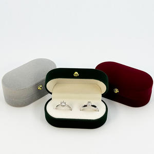 กล่องใส่เครื่องประดับกล่องของขวัญหรูหรากำมะหยี่ไข่มุกกล่องเครื่องประดับกระเป๋าแหวนต่างหูวัสดุผสมระดับพรีเมียม - Product Image 5