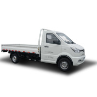 Nouveau Gonow camionnette électrique 220KM Pure Battery Cargo Truck Camion à châssis et cabine personnalisé
