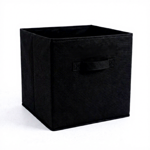 Boîtes de rangement en tissu non tissé avec logo personnalisé, pliables, pour vêtements, jouets, etc. - Product Image 5