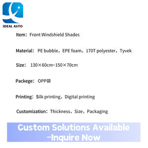 Parasole <span class=keywords><strong>Auto</strong></span> Pieghevole in Alluminio Personalizzato con Stampa Geometrica Riflettente ai Raggi UV per <span class=keywords><strong>Parabrezza</strong></span> Anteriore - Product Image 2