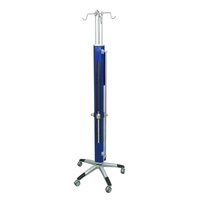 Tiang Infus Terpasang di Rel Meja Operasi, Tiang Infus Samping Baja Anti Karat, Tinggi Dapat Disesuaikan untuk Anestesi Bedah