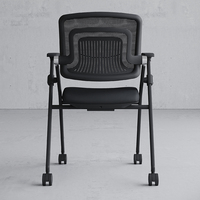 Chaise de formation chaise de table d'étude adulte chaise pour formation école bureau mobile réunion chaise de formation en plastique