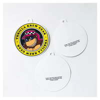 Autocollants de marque pour vêtements, étiquettes suspendues en vinyle découpées sur mesure, résistantes à l'eau, avec logo personnalisé de haute qualité