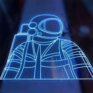 Enseigne néon LED étanche et anti-poussière pour extérieur, design OEM gratuit, motif astronaute, pour décoration extérieure - Product Image 3
