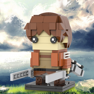 MOC7070-7073 L'attacco dei Giganti Anime Gigante Attaccante <span class=keywords><strong>Armin</strong></span> Eren Lilwell Ackerman Blocchi da Costruzione Educativi Giocattoli d'Azione Regalo per Bambini - Product Image 6