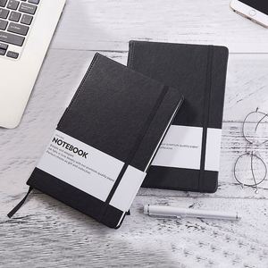 Carnet à spirale personnalisé avec sangle et couverture A5, papier de haute qualité, écologique, logo en feuille d'or, simple et créatif - Product Image 1
