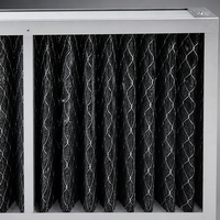 Filtre pliable HEPA au charbon actif industriel avec une efficacité de 99,9 % Dimensions personnalisables