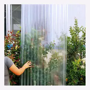 Прозрачный Стекловолоконный световой лист из стеклопластика, гофрированные листы