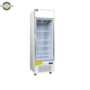 Refrigerador <span class=keywords><strong>vertical</strong></span> de botella de cerveza de una sola puerta de vidrio personalizado para supermercado, refrigerador de bebidas con pantalla <span class=keywords><strong>vertical</strong></span> para Bebidas frías - Product Image 1