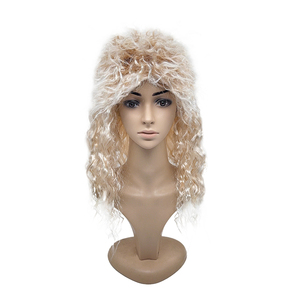 Peluca sintética rubia rizada <span class=keywords><strong>para</strong></span> hombre, peluca <span class=keywords><strong>de</strong></span> disfraz <span class=keywords><strong>de</strong></span> estrella <span class=keywords><strong>de</strong></span> rock <span class=keywords><strong>de</strong></span> los años 80, <span class=keywords><strong>para</strong></span> Halloween, <span class=keywords><strong>carnaval</strong></span>, fiesta, cosplay - Product Image 2