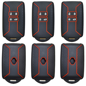 Housse <span class=keywords><strong>de</strong></span> clé <span class=keywords><strong>de</strong></span> voiture en silicone populaire pour Megane <span class=keywords><strong>Modus</strong></span> Espace Laguna Duster Logan pour Sandero Captur Fluence Clio Kangoo - Product Image 2