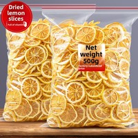 Irisan Lemon Kering Teh Kemasan 500g Jeruk Hias Rendam di Air Minuman Teh Buah