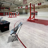 Structure gonflable commerciale pour drones, facile à assembler, idéale pour les compétitions de course de drones RC, ensemble de portes en boucle pour jeux