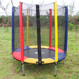 GS CE bunt 4,5 Fuß stahl professionell kleines Kinder-<span class=keywords><strong>Trampolin</strong></span> zum Verkauf mit PVC-Hülse auf dem Gras mit Good Shop - Product Image 1