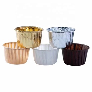 Moldes para hornear con borde enrollado impermeables de la marca <span class=keywords><strong>KaIKe</strong></span>, directos de fábrica, grandes, medianos y pequeños, recubiertos de almidón, de pulpa química-mecánica para muffins - Product Image 5