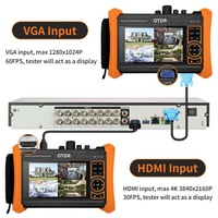 Testeur CCTV multifonction WANGLU MT-6500 combiné avec OTDR MT-6510, testeur de caméra IPC 4K, entrée VGA HD, testeur de point de rupture de fibre