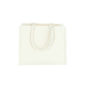 Mini bolso plegable de yute y cáñamo, ecológico, para regalo, a granel, precio al por mayor - Product Image 3