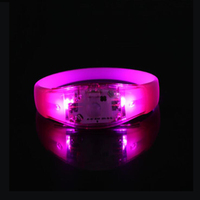Pulsera de Goma LED Intermitente con Luz Brillante en la Oscuridad, Activada por Sonido, Recuerdo de Fiesta para Celebraciones de Pascua