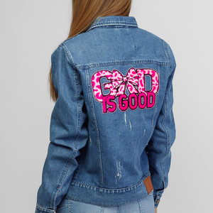 Toppe Termoadesive Cristiane con Paillettes, Fiocco, <span class=keywords><strong>Croce</strong></span>, Fiore di Giglio, Distintivo 'God Is Good', Applicazione, Accessori per Abbigliamento all'Ingrosso - Product Image 5