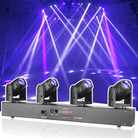 Cabeza Led lampu sorot pesta kepala bergerak LED 4x10w Luces Roboticas Dj RGBW