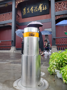 Прямая Заводская поставка, двухсекционные светодиодные огни, Углеродные телескопические защитные тумбы - Product Image 3