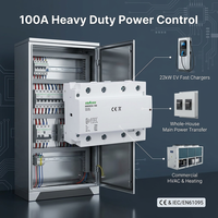 EBASEE Kontrol Rumah Tangga EBS5CH OEM/ODM 16A-100A DIN Rail AC 220V 240V 2P 4P 25a 32a 40a 63a 100 Ampere Kontaktor Modular Senyap
