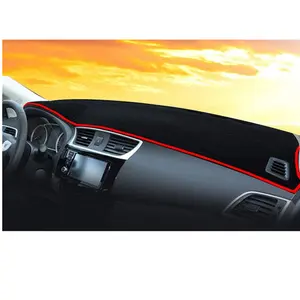 Couverture de tableau de bord de voiture compatible avec Honda Accord 2004 2005 2006 2007 tapis de tableau de bord avec fond antidérapant en Silicone Anti-éblouissement