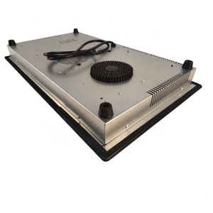 New Design Kitchen Appliance Cooking Surface 2 Burner Black Glass Built-in Hybrid Combination Hob - Product Image 2