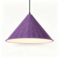 Suspension acoustique moderne en demi-dôme, en feutre PET moulé, 100 % fibre de polyester, insonorisante, pour bureau et hôtel