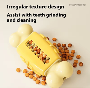 DongDong Unzerstörbares Hunde kau spielzeug Combo Neuheit TPR <span class=keywords><strong>Bone</strong></span> Design Interaktiver Fetch <span class=keywords><strong>Bone</strong></span> Teaser <span class=keywords><strong>Wand</strong></span> für Self Play - Product Image 3