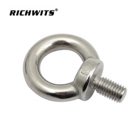 Vis à œil en acier inoxydable DIN58 316, boulon de levage robuste et durable pour la quincaillerie de la marine, des bateaux et des yachts