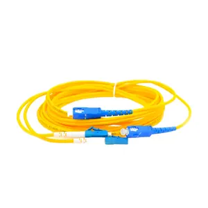 Oem Single Mode Duplex 3.0Mm 2.0Mm Ftth LC-SC Glasvezel Patchkabel