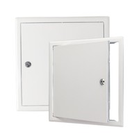 Porte d'accès en acier inoxydable et acier galvanisé de haute qualité, moderne, carrée, pour cloisons sèches, avec serrure à cylindre