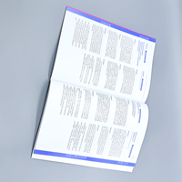 Service d'impression offset professionnel de haute qualité pour les brochures et les livrets en papier personnalisés avec des options de conception de luxe