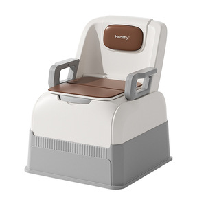 <b>Portable</b> Toilet <b>Commode</b> Seat For Elderly Home Use Indoor Potty With Odor Proof Design Chair Bedside Adult - Product Image 4