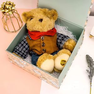 卸売カスタムポータブルウェディングギフトボックス高品質ウェディングギフトボックスセットマグネット式折りたたみ式ホリデーボックスハンドル付き - Product Image 5