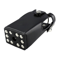 Étui universel en cuir pour radio, support de talkie-walkie pour ceinture de service, étui radio robuste pour la chasse, la sécurité et l'intercom