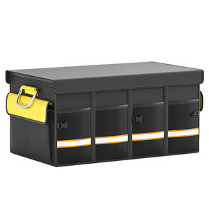 Organisateur de coffre de voiture 108L, boîte de rangement étanche avec poignée pour l'organisation et le rangement de l'intérieur de la voiture - Product Image 5